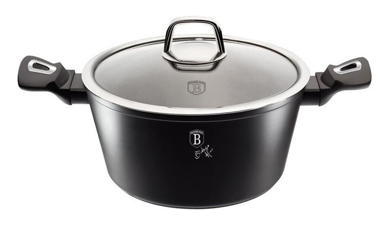 Кастрюля Berlinger Haus Black Silver 2,5 л с мраморным покрытием (BH-1851)