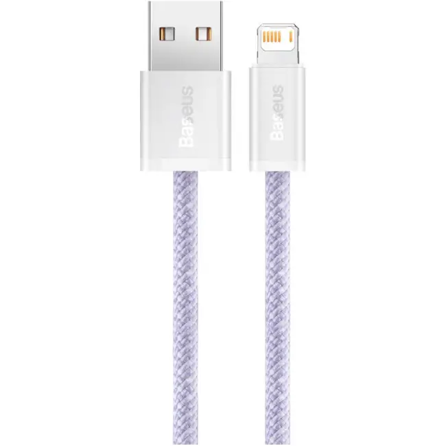 Кабель BASEUS Dynamic 2 Series Fast Charging Cable USB to Lightning CALD040005 2,4A 1 м Purple - фото 3