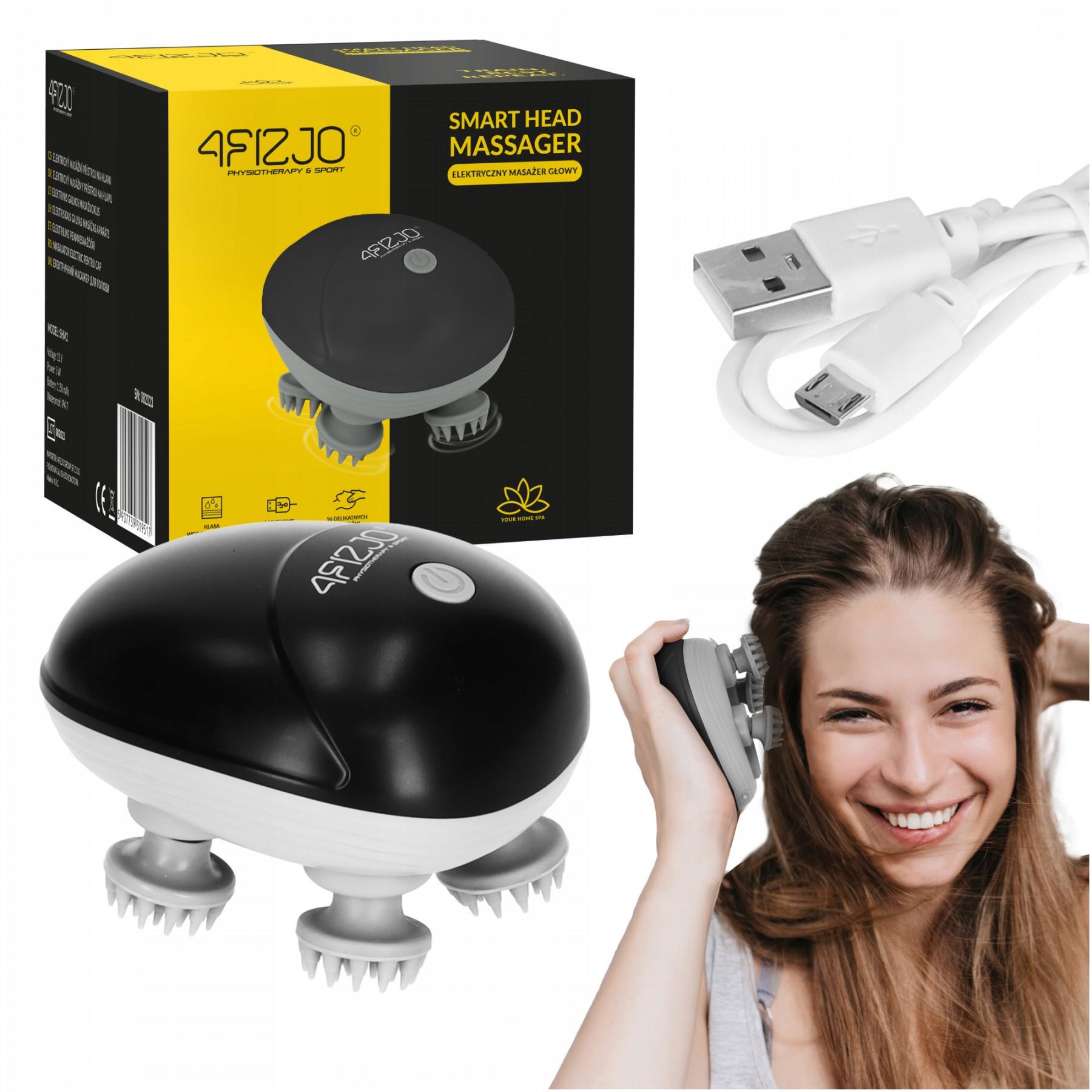Электрический массажер для головы 4fizjo Smart Head Massager 4FJ0620 Black - фото 9