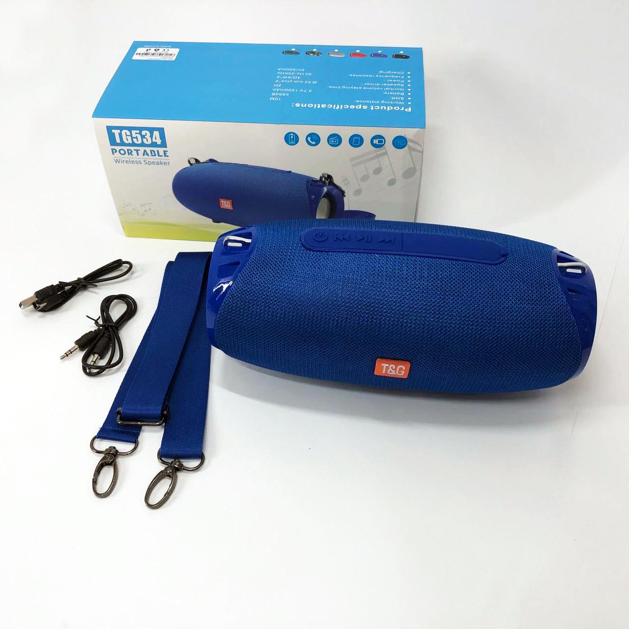 Колонка портативная с ремешком TG534 SD IPX5 Синий - фото 11 Колонка портативная с ремешком TG534 SD IPX5 Синий - фото 11