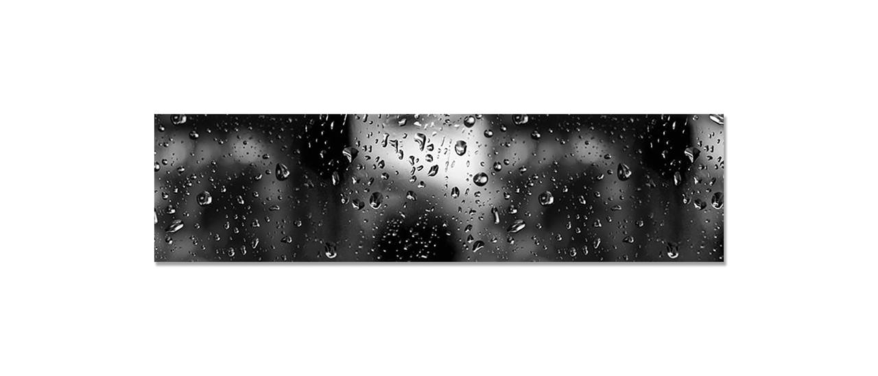 Наклейка виниловая на кухню Zatarga Капли дождя на стекле 650х2500 мм (1289776417)