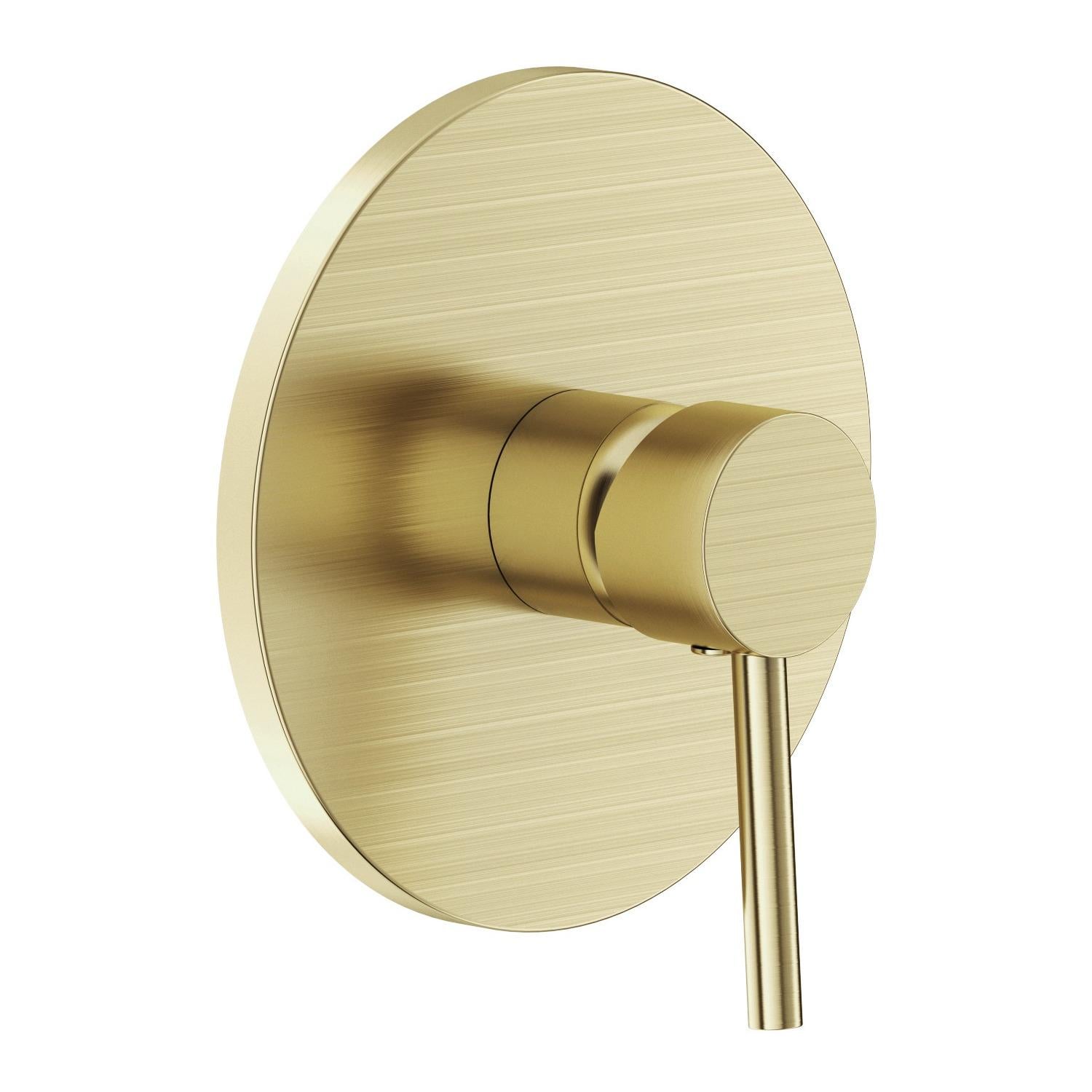 Смеситель для душа VOLLE Cruze однорычажный Золотой матовый (1547.100215)