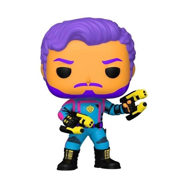 Фигурка Funko Pop Marvel Guardians of the Galaxy Star-Lord Black Light (14758794) - фото 1