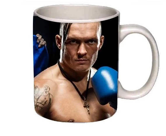 Чашка Усик чемпион 330 мл Белый (z1525)