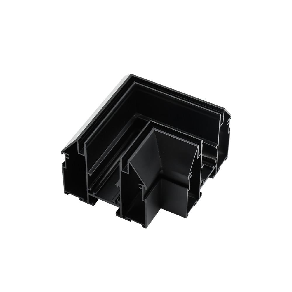 Соединитель угловой OL421 для шинопровода натяжного потолка 48V Черный (29548317)