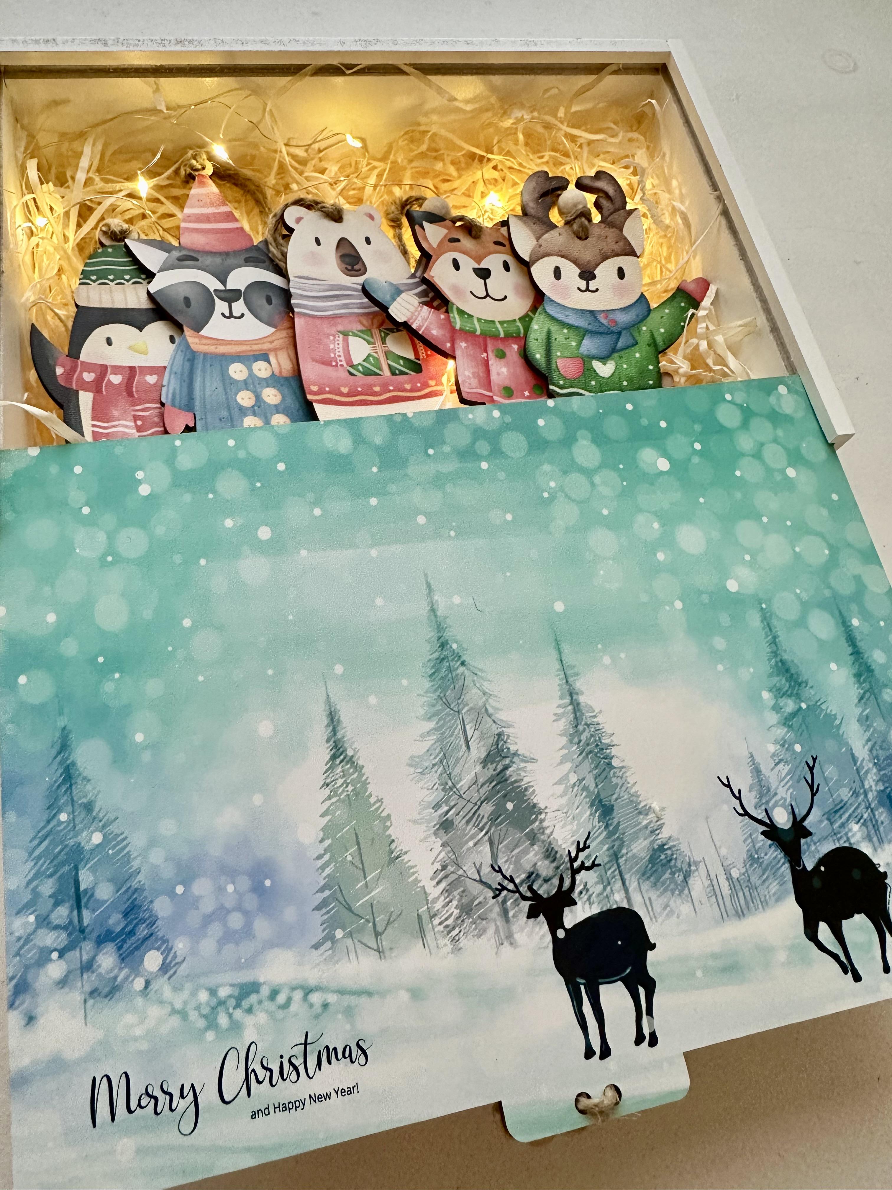 Набір новорічний з іграшками у святковій коробочці 5 шт. - фото 7 Набір новорічний з іграшками у святковій коробочці 5 шт. - фото 7