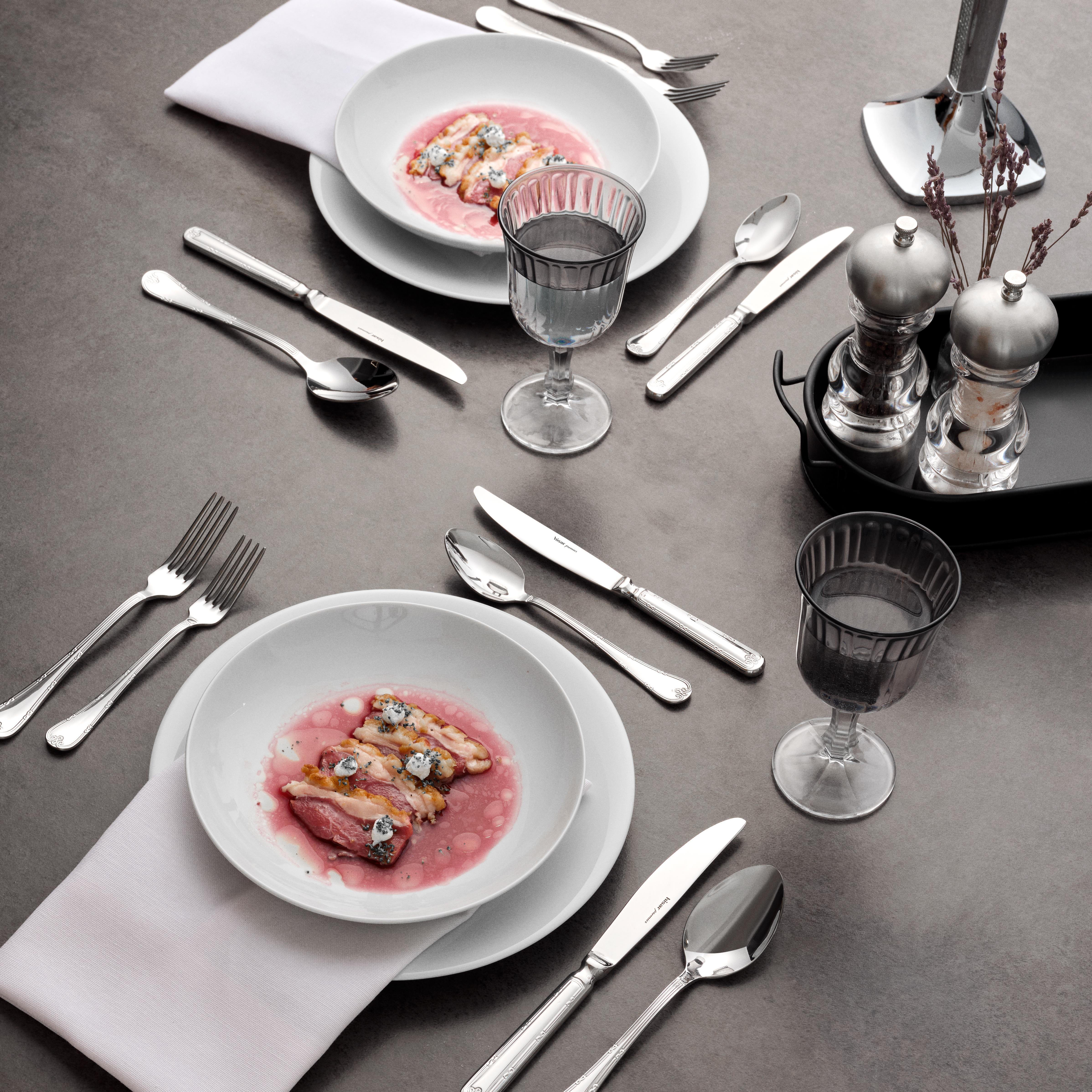 Набір столових приборів Hisar Infinity у подарунковій коробці 24 предмети - фото 5