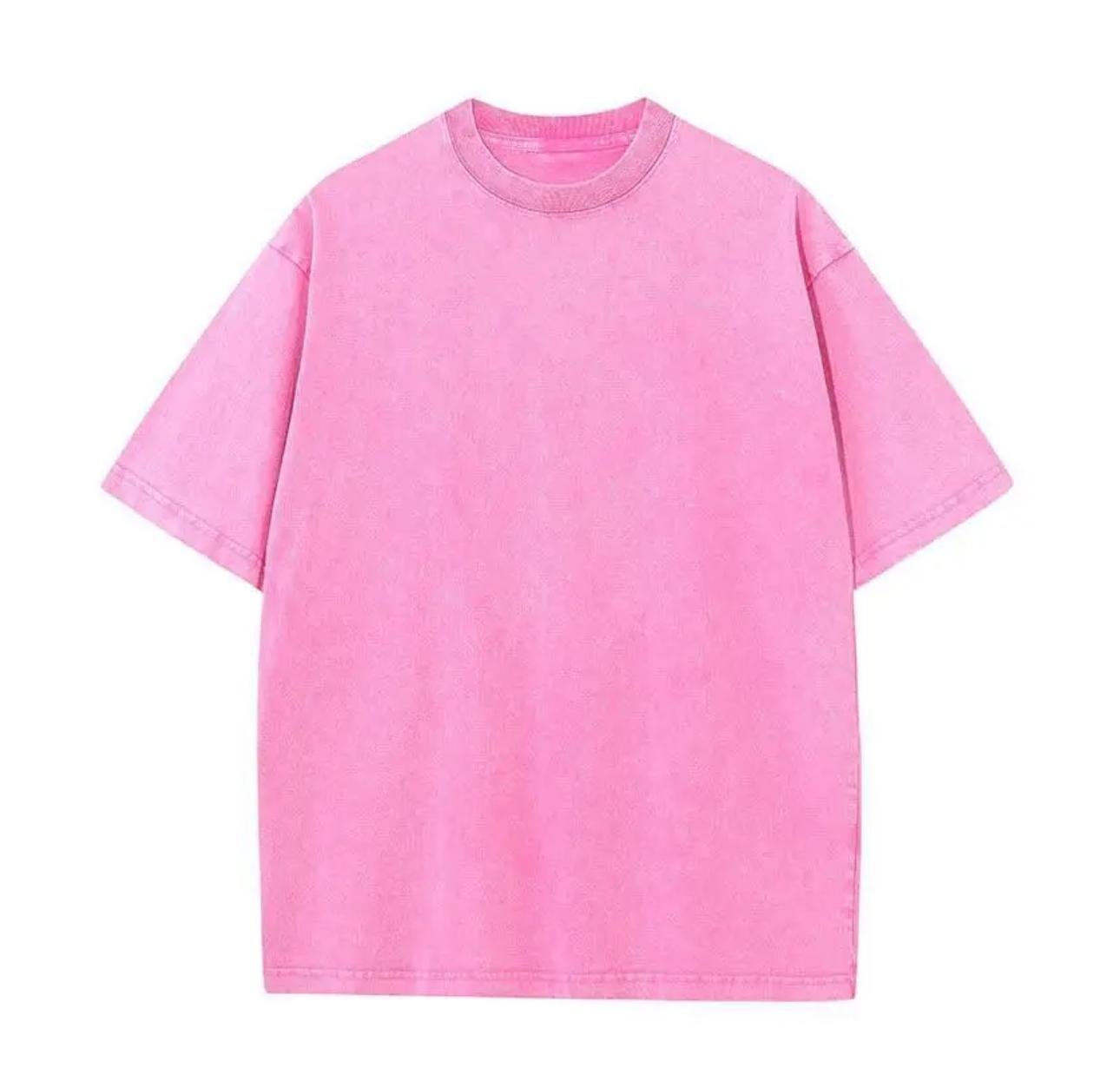 Футболка варенка оверсайз унисекс S Розовый (0247078566)