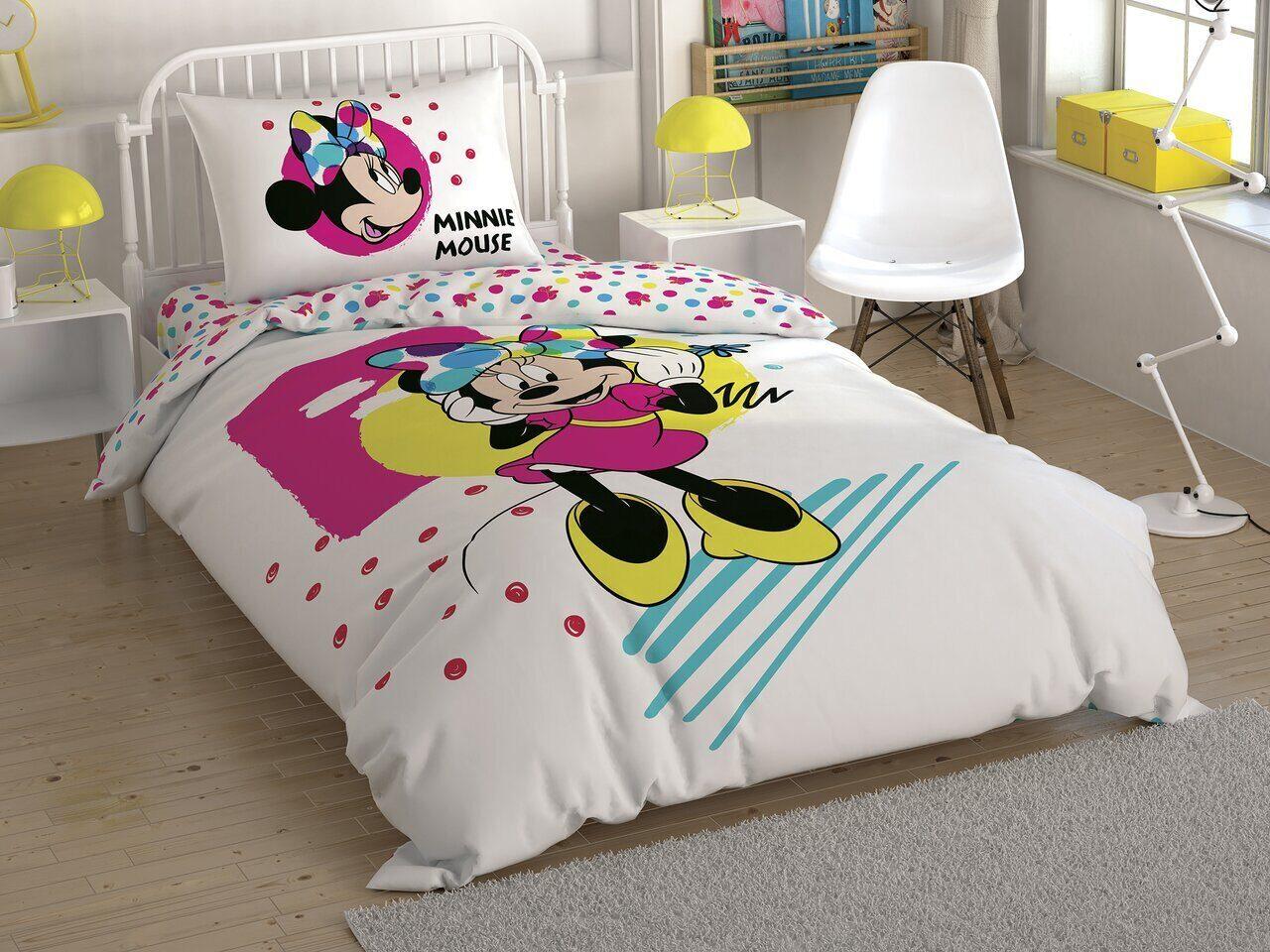 Постільна білизна TАС Disney Minnie Colour Mayhem 160х220 см підлітковий (svt-2000022293020)