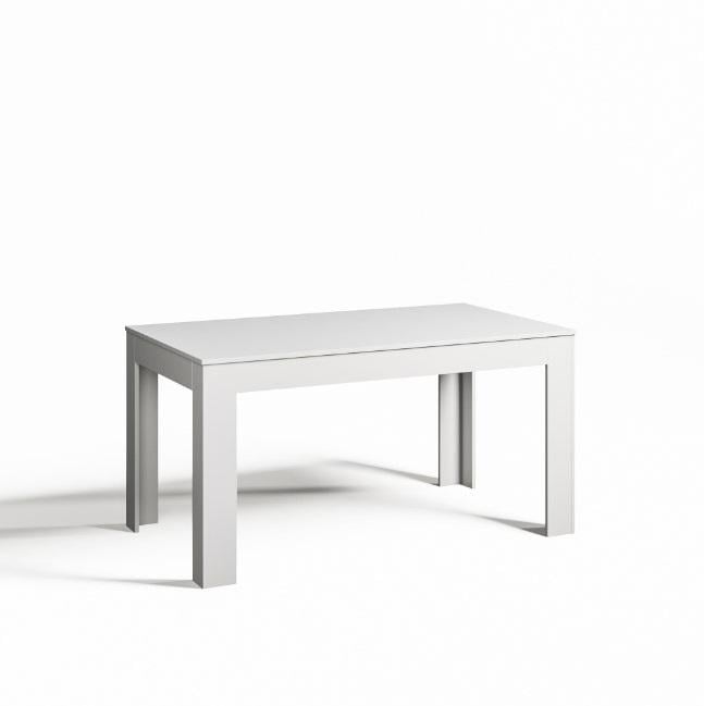 Стол кухонный обеденный Світ Меблів Прага 1400х900х820 мм в гостиную ДСП Белый глянец