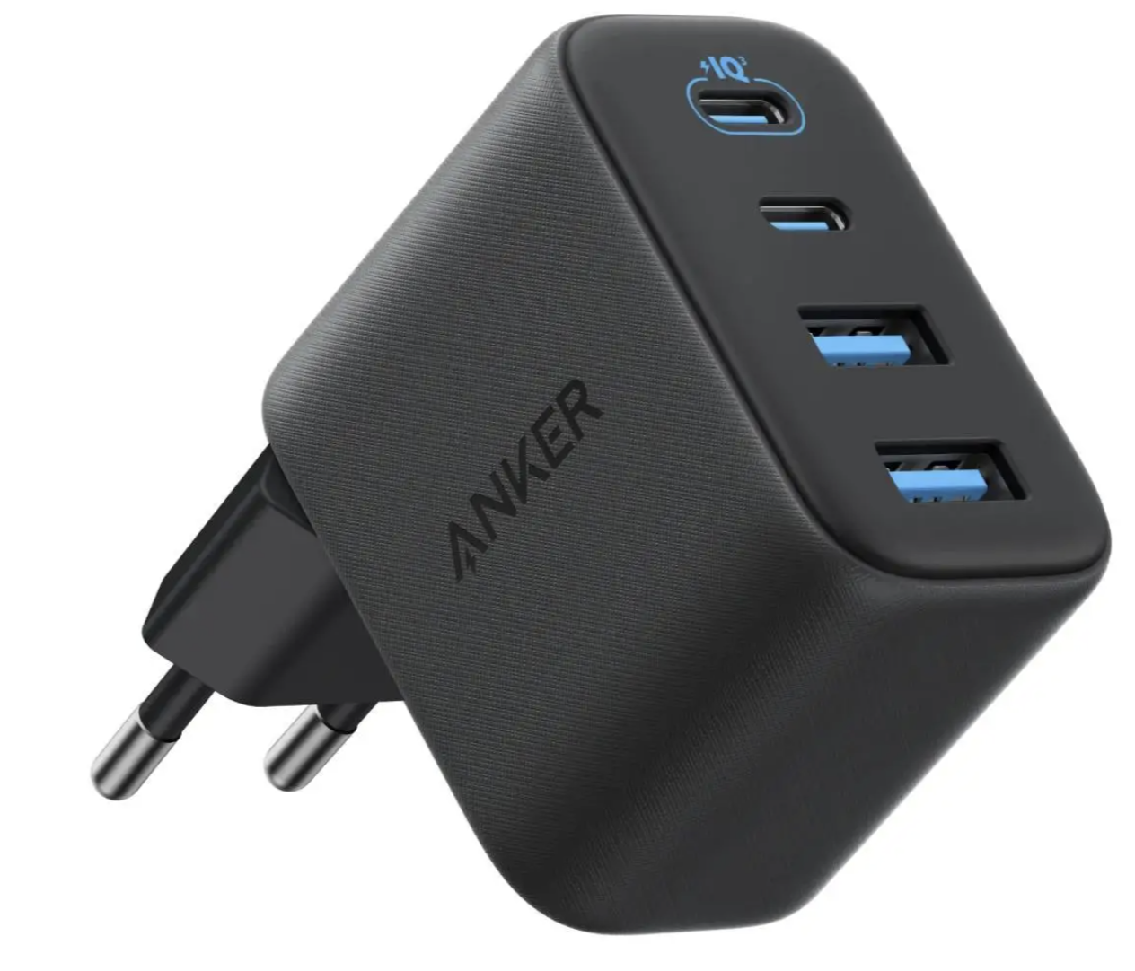 Зарядное устройство Anker Zolo 50W 4 Port 2 USB-C и 2 USB-A - Black