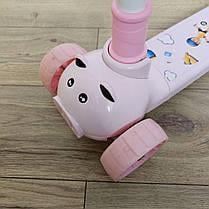 Самокат балансир дитячий AVKO 015 2в1 Pink - фото 5