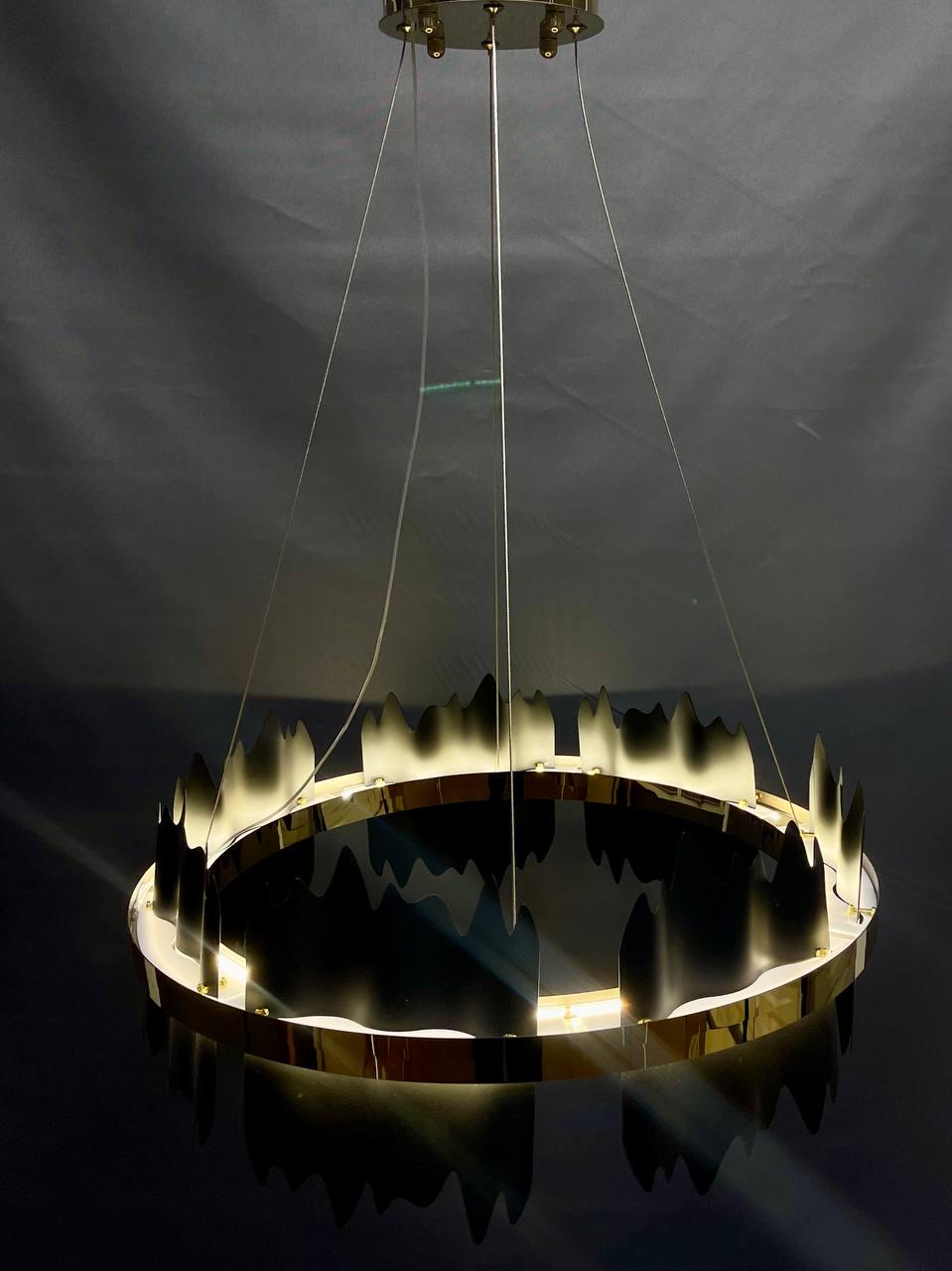 Люстра светодиодная Zilini HSL0005/600 Черный (24184125) - фото 4