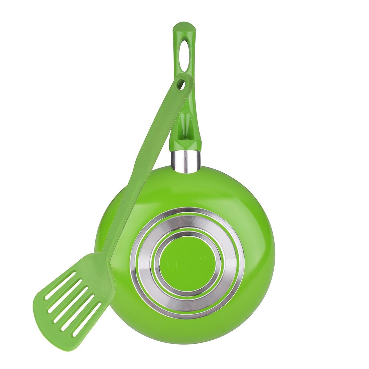 Сковорода Vesta с керамическим покрытием 22 см Зеленый (BG-5422g)