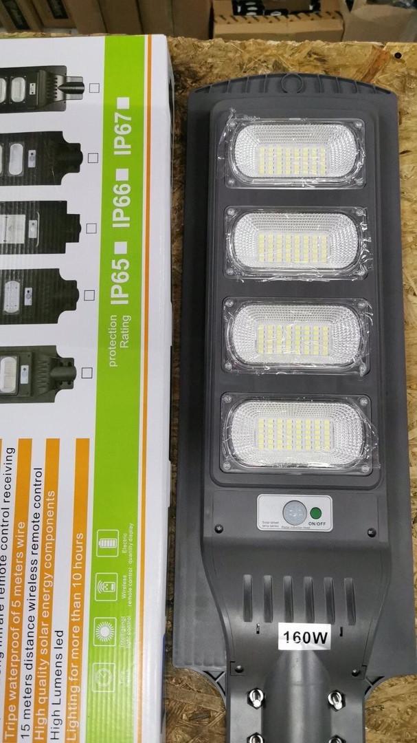 Світильник вуличний на сонячній батареї Solar Street Light LED з датчиком руху 160 Вт - фото 4