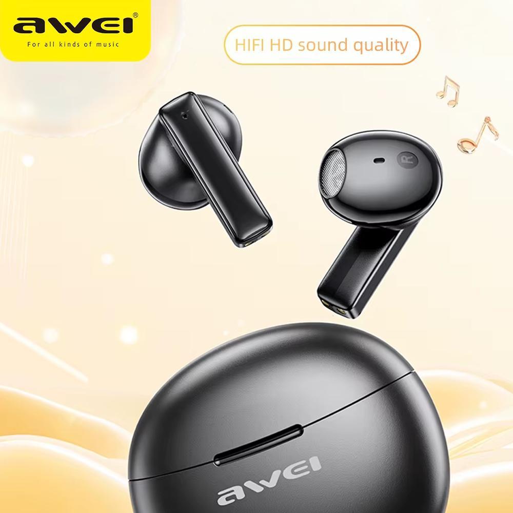 Наушники беспроводные Awei T87 Mini Wireless Earbuds Bluetooth Hi-Fi Stereo Black (180135) - фото 3 Наушники беспроводные Awei T87 Mini Wireless Earbuds Bluetooth Hi-Fi Stereo Black (180135) - фото 3