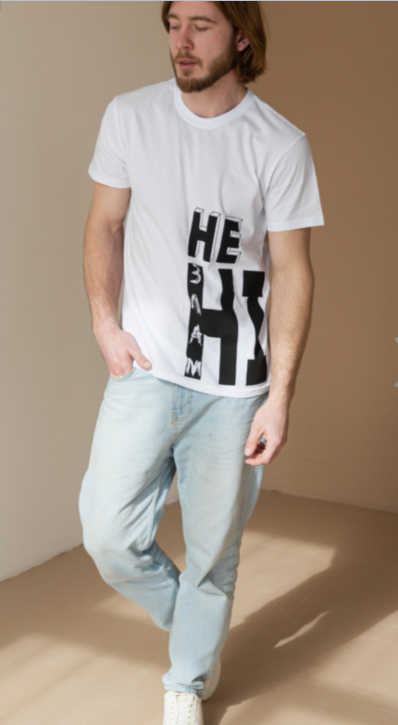 Футболка мужская GBI "Незламні" хлопковая XXL Белый (13516)