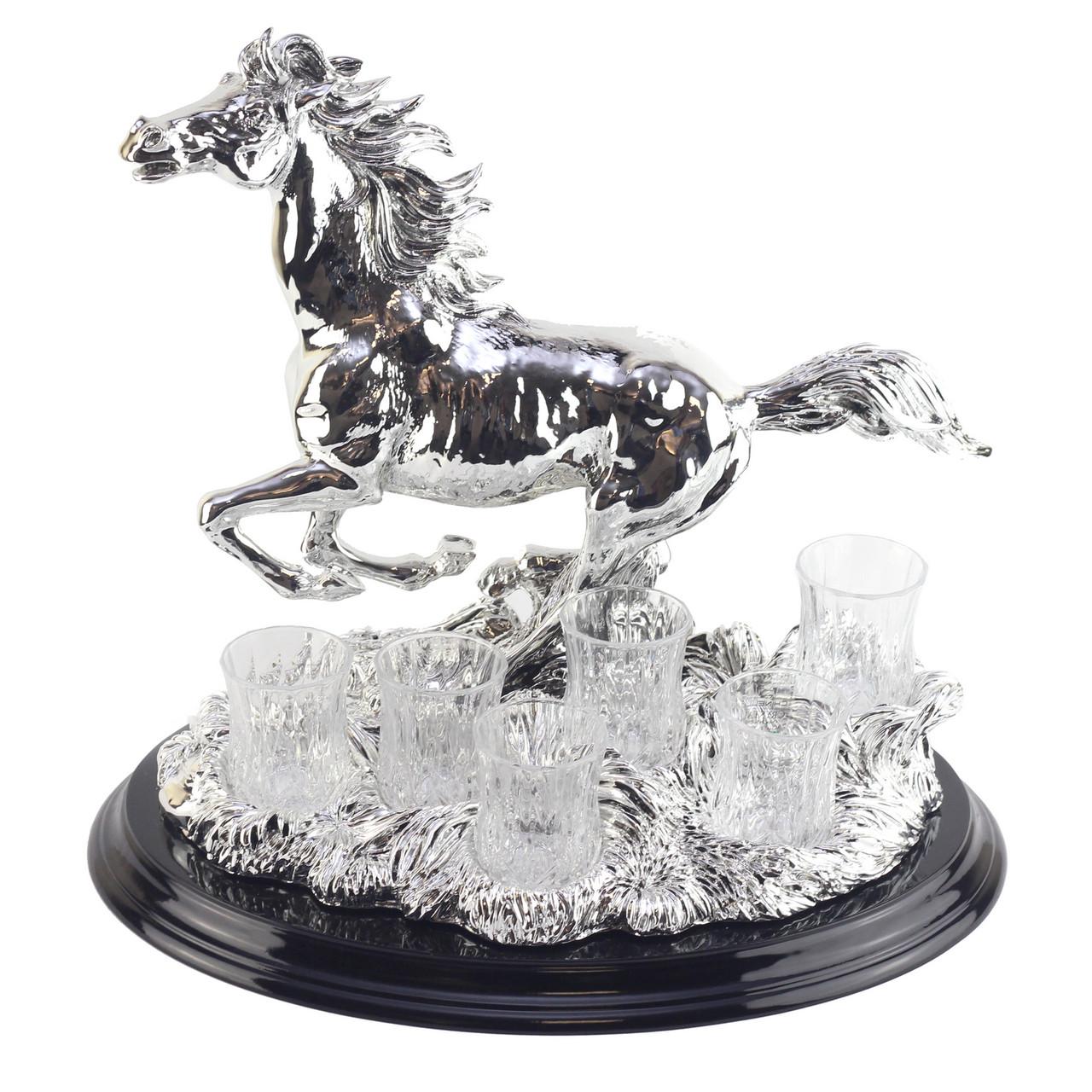 Набір 6 чарок для горілки Скакун HOURSE символ 2026 року