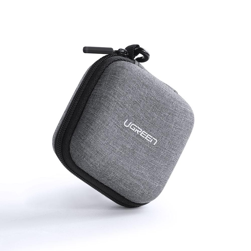 Кейс органайзер UGREEN LP128 Earphone Carrying Case Bag Fabric Gray (70577)