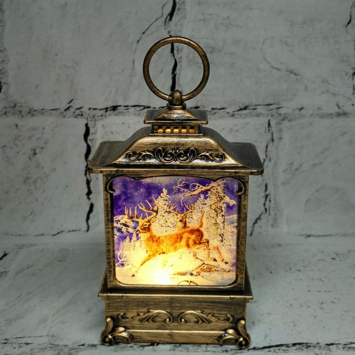 Фонарик ночник LED Новогодний Рождественский Ретро Олени 12х7х2,5 см Бронзовый (MA25-14-1) Фонарик ночник LED Новогодний Рождественский Ретро Олени 12х7х2,5 см Бронзовый (MA25-14-1)