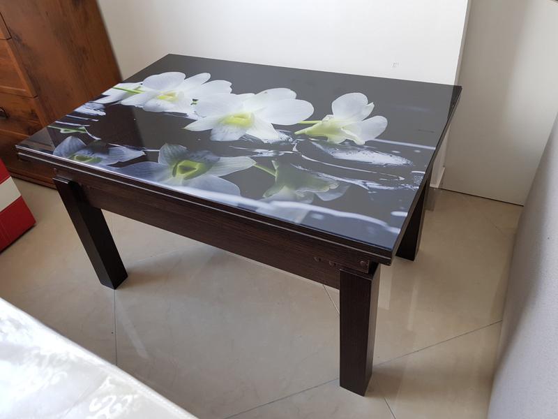 Журнальний стіл-трансформер Fusion furniture Флай Венге/Скло УФ (16 320) - фото 2 Журнальний стіл-трансформер Fusion furniture Флай Венге/Скло УФ (16 320) - фото 2