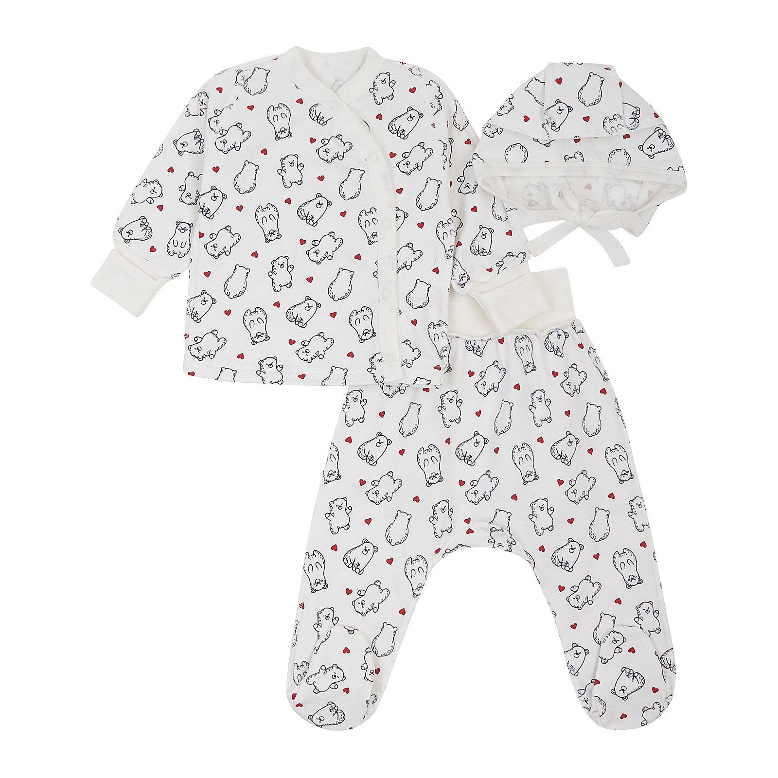 Набір для новонароджених ЛяЛя з льолі/повзунів та чепчика 56 см (К1ФТ003)