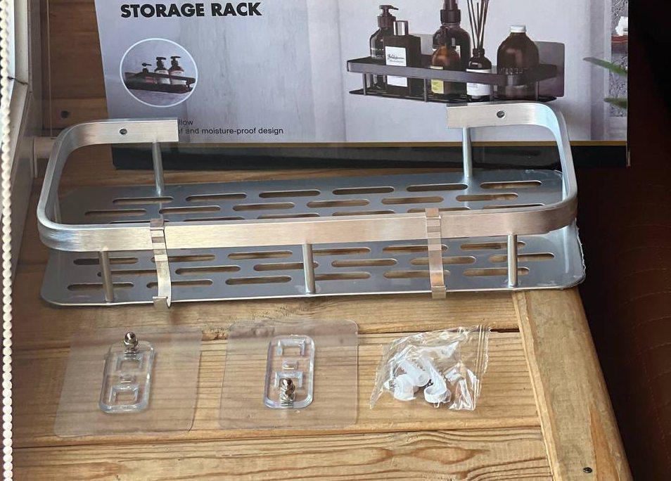 Настінна полиця у ванну кімнату AND 1096 до 10 кг (AND1096) - фото 4