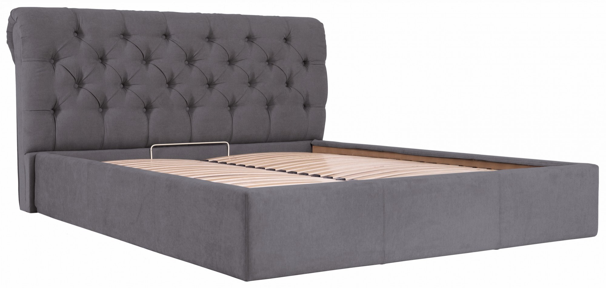 Кровать двуспальная London Standart Мисти Dark Grey 180х200 см Темно-серый Кровать двуспальная London Standart Мисти Dark Grey 180х200 см Темно-серый
