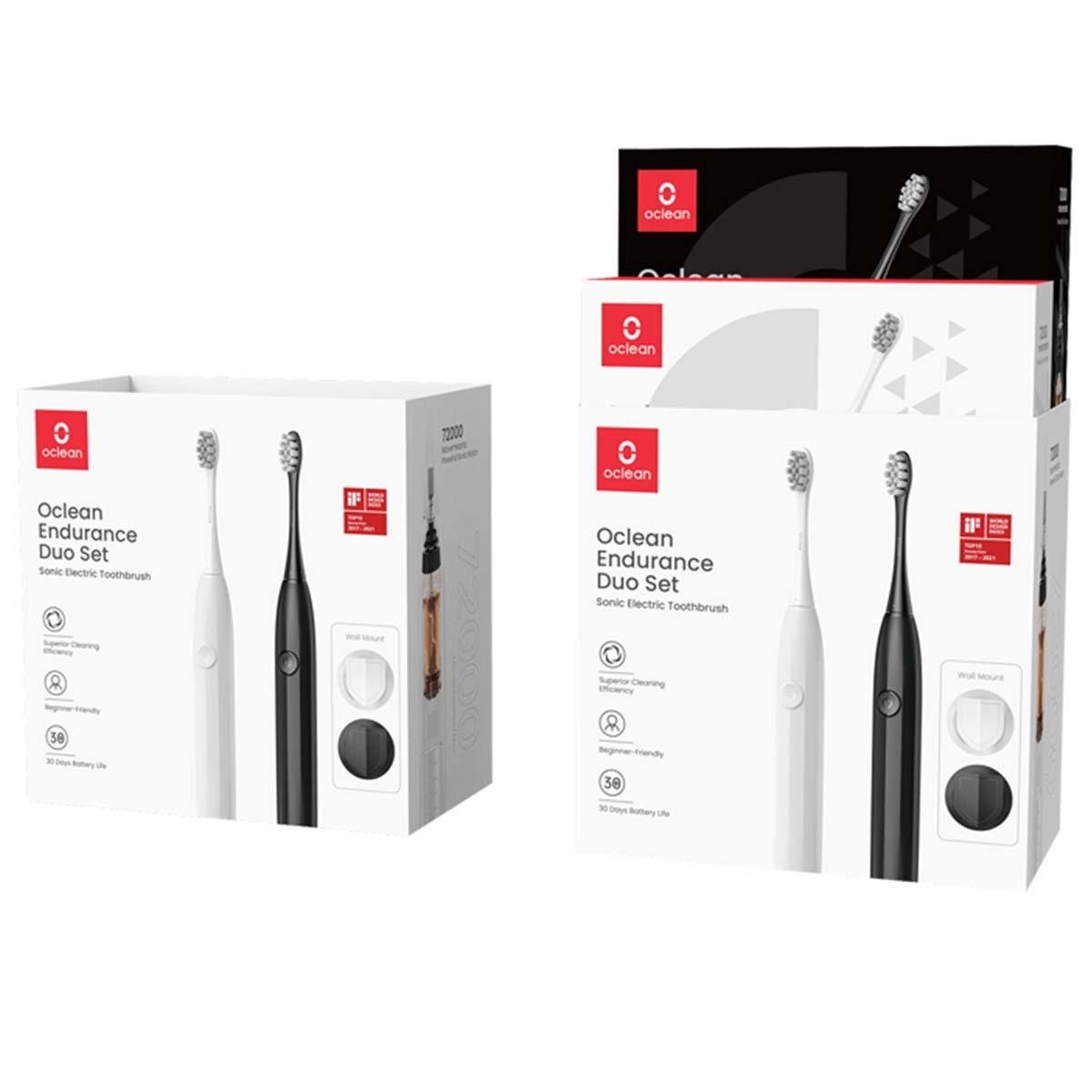 Електрична зубна щітка Oclean Endurance Duo Set 2 шт. (00-00125921) - фото 10 Електрична зубна щітка Oclean Endurance Duo Set 2 шт. (00-00125921) - фото 10