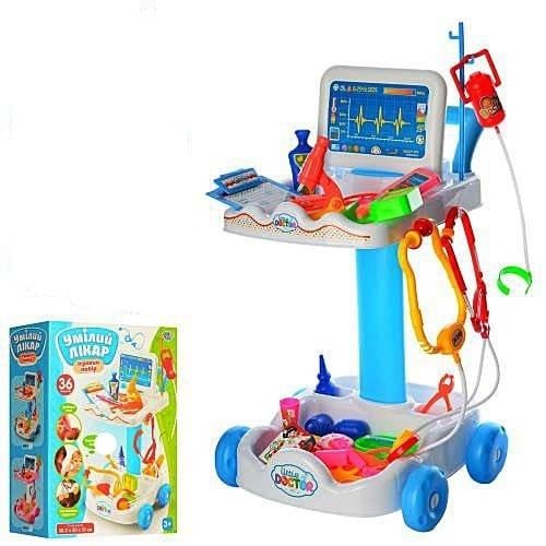 Детский игровой набор Limo Toy Врач 606-1-5 Голубой (2562) - фото 2 Детский игровой набор Limo Toy Врач 606-1-5 Голубой (2562) - фото 2