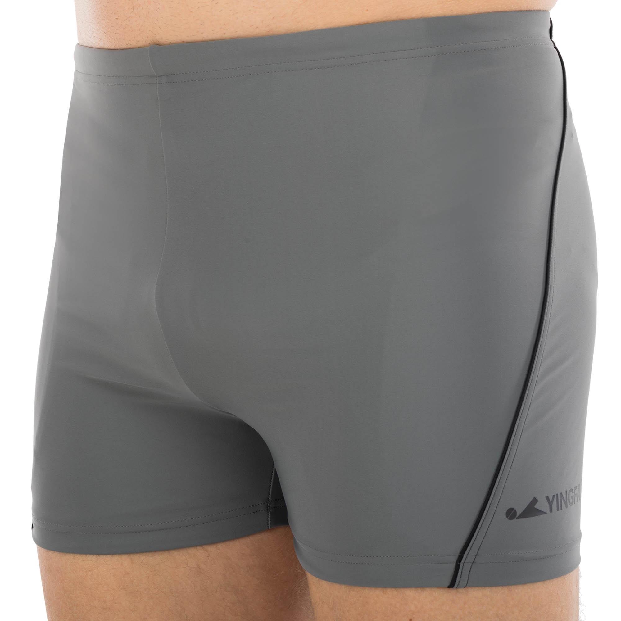 Плавки боксеры мужские для плавания YINGFA 24T857 XL Оливковый (24T857_Оливковый_XL_(165-170с)