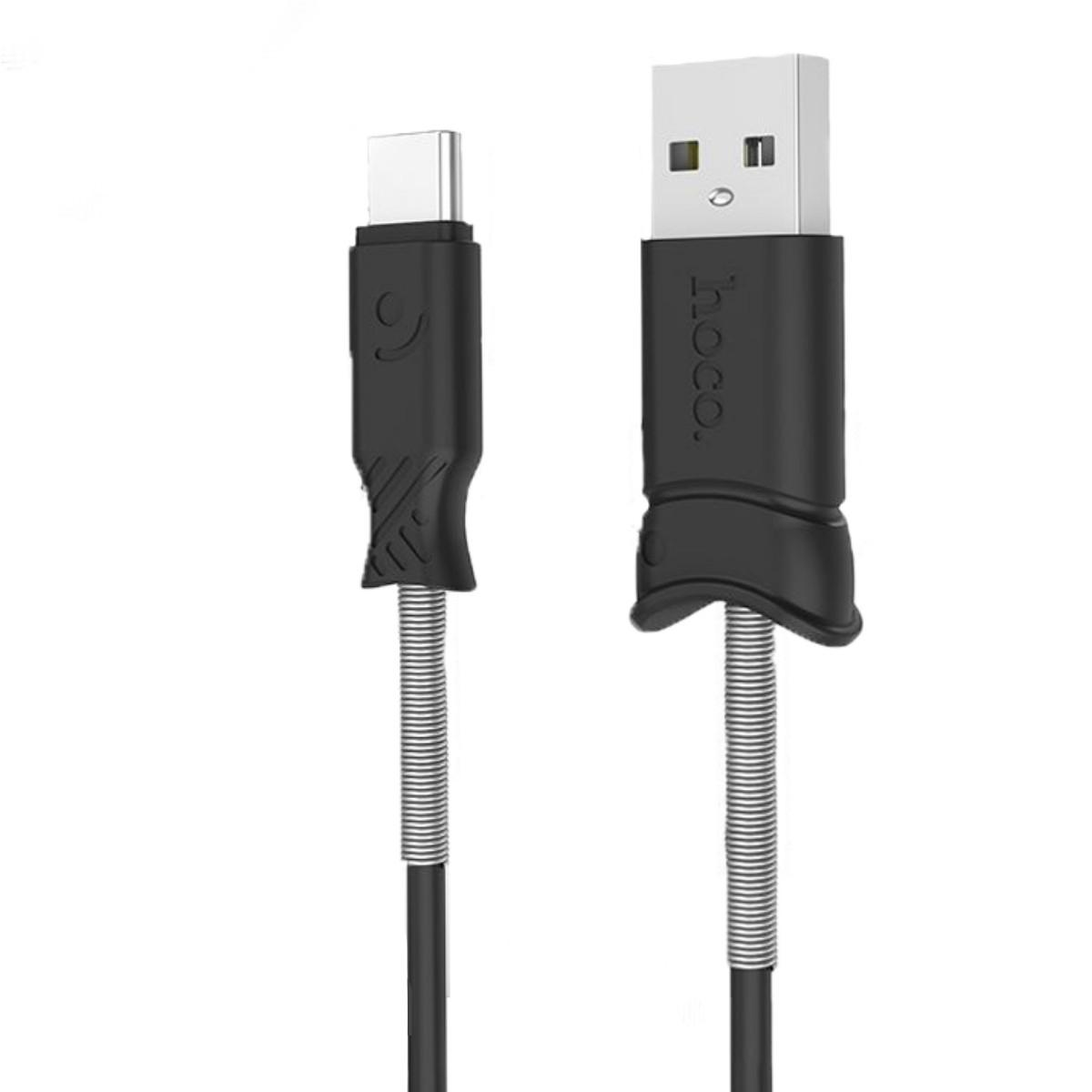 Кабель Hoco X24 Pisces charging data cable for Type-C Black