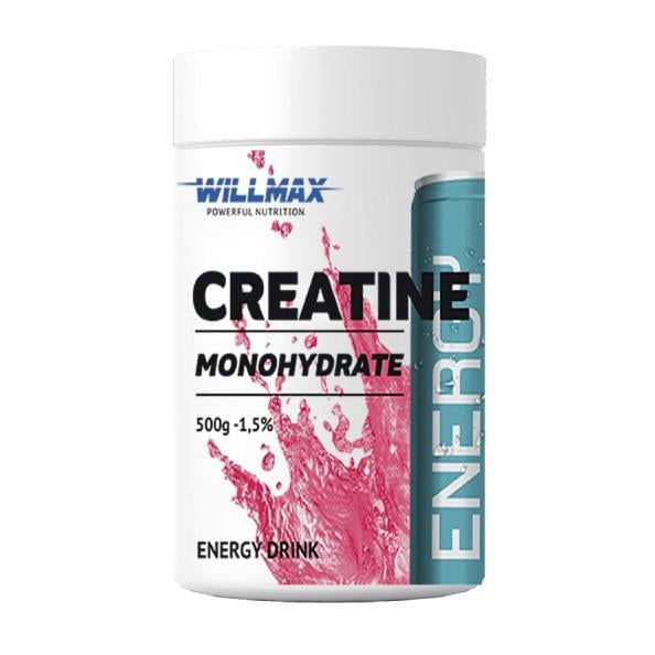 Креатин моногидрат Willmax Creatine Monohydrate 500 г Апельсин
