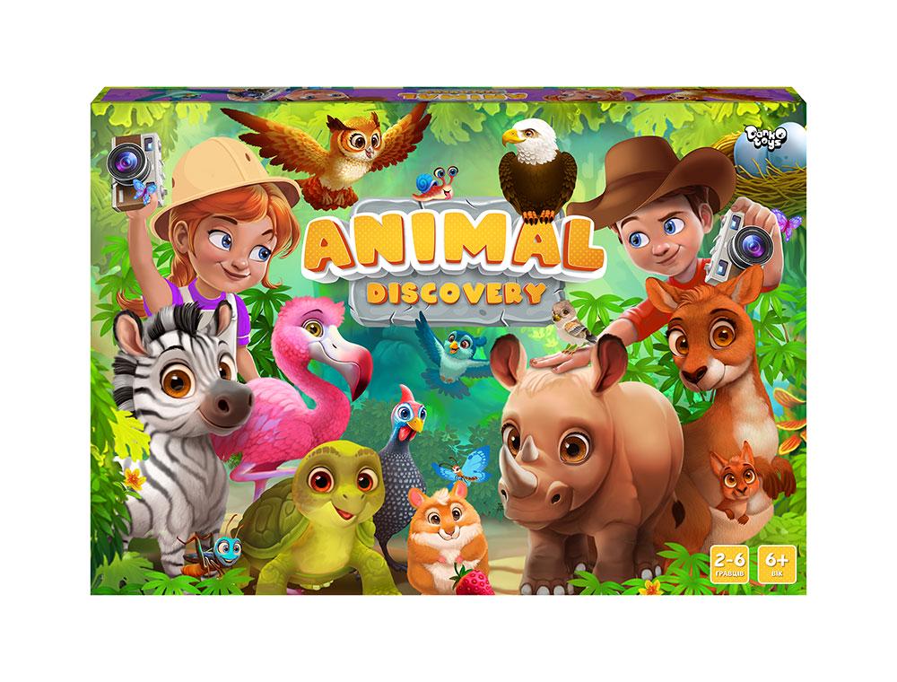 Настільна гра розважальна Danko Toys Animal discovery g-ad-01-01u (MTT-144446) Настільна гра розважальна Danko Toys Animal discovery g-ad-01-01u (MTT-144446)