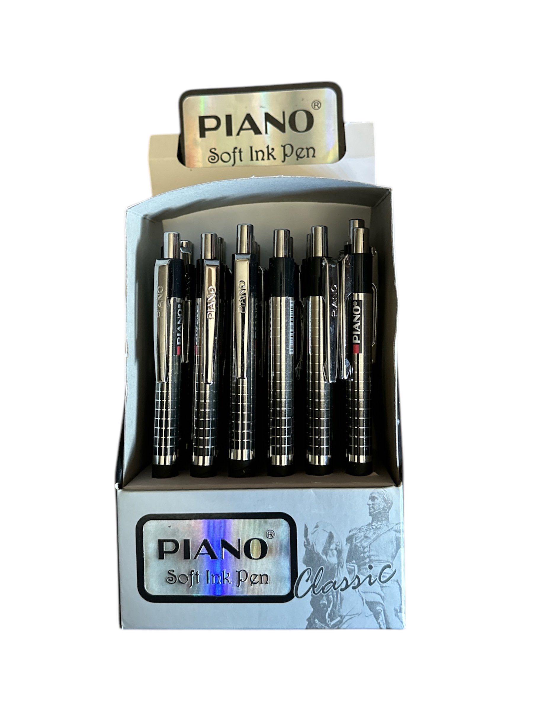 Ручка шариковая автоматическая Piano РТ-189 0,7 мм Синий (26159717) - фото 3