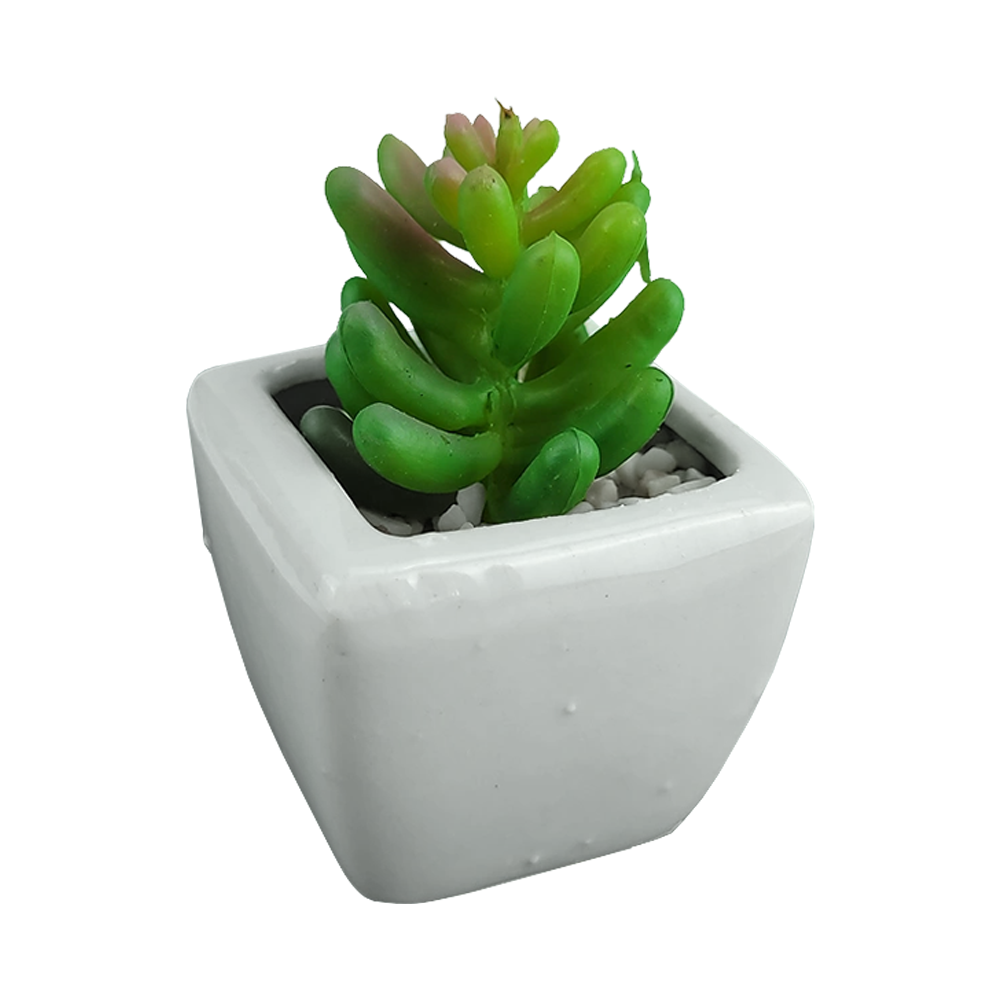 Искусственный суккулент очиток испанский Зеленый (H-2362184)