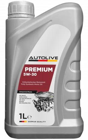 Моторное масло синтетическое AUTOLIVE PREMIUM 5W-30 1 л