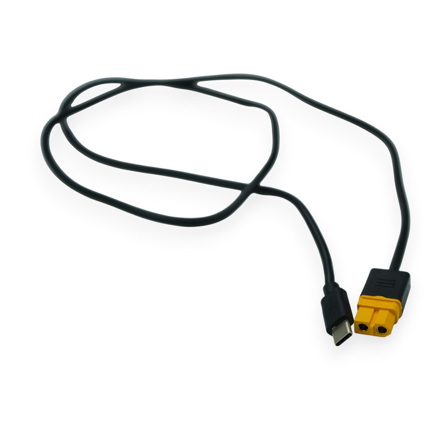 Кабель переходник USB Type-C на XT60 100 см (110260) - фото 2 Кабель переходник USB Type-C на XT60 100 см (110260) - фото 2