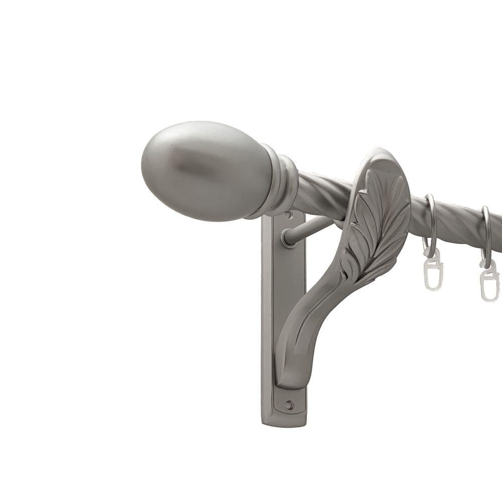 Карниз Orvit Белуно металевий однорядний ретро скручена труба кільце металеве 25 мм 240 см Сатин (00-00021861)