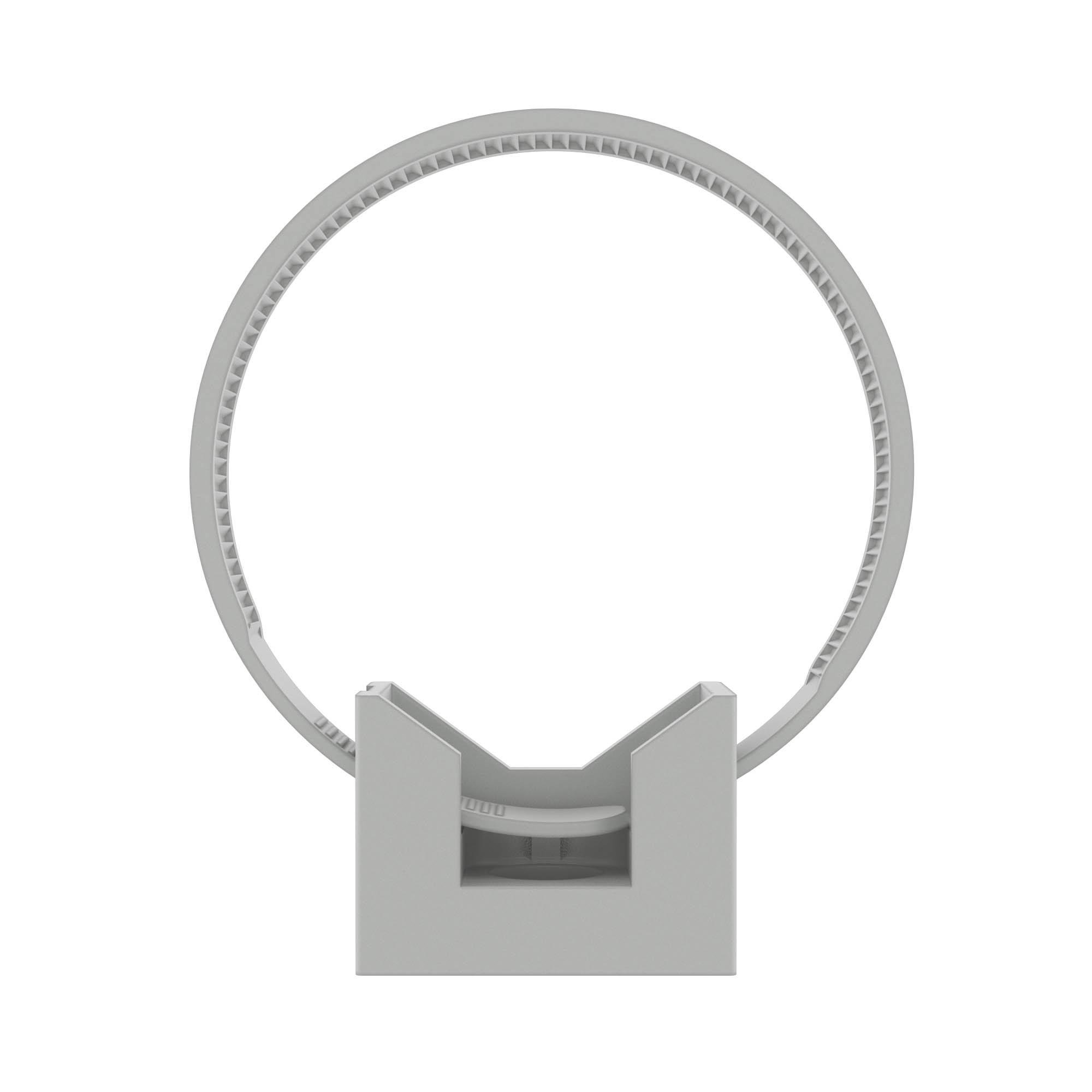 Тримач під дюбель з хомутом ДКС Express нейлон Ø 25-63 мм х 230 мм (51263) - фото 2 Тримач під дюбель з хомутом ДКС Express нейлон Ø 25-63 мм х 230 мм (51263) - фото 2