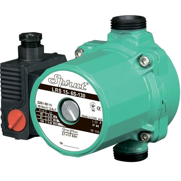 Циркуляционный насос Sprut LRS 15-6S-130 Hmax 6 м Qmax 45 л/мин 100 Вт