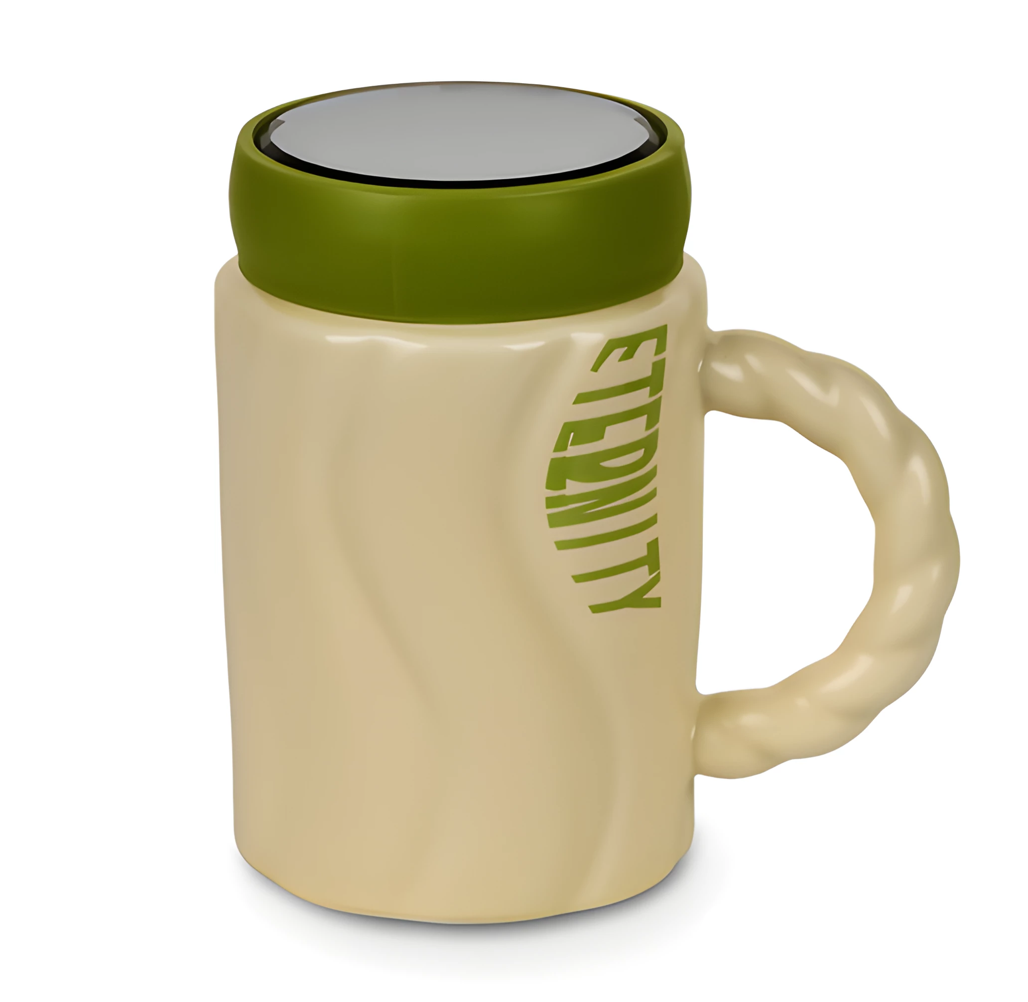 Чашка с закрученной крышкой Eternity Tenderness 420 мл Бежевый (615497)