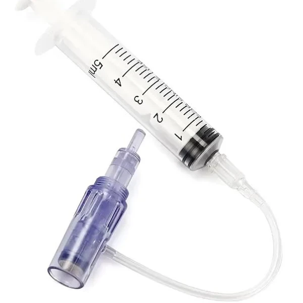 Картридж для аквадермапена с подачей жидкости со шприцом на 12 иголок Картридж для аквадермапена с подачей жидкости со шприцом на 12 иголок