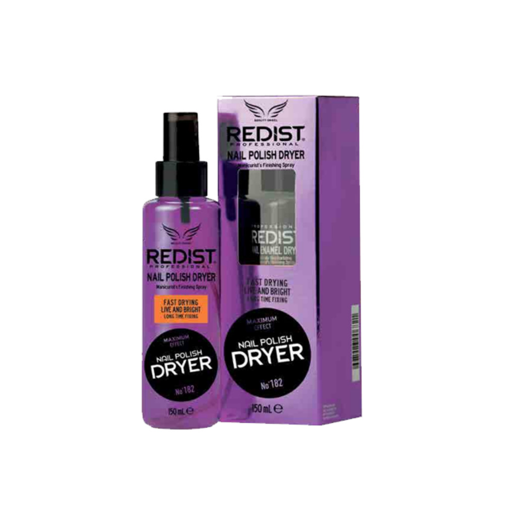 Глянцевая спрей-сушка лака Redist для ногтей 150 мл (0478)