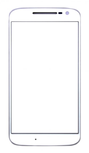 Скло дисплею для Motorola XT1622 Moto G4 Білий (000045247)
