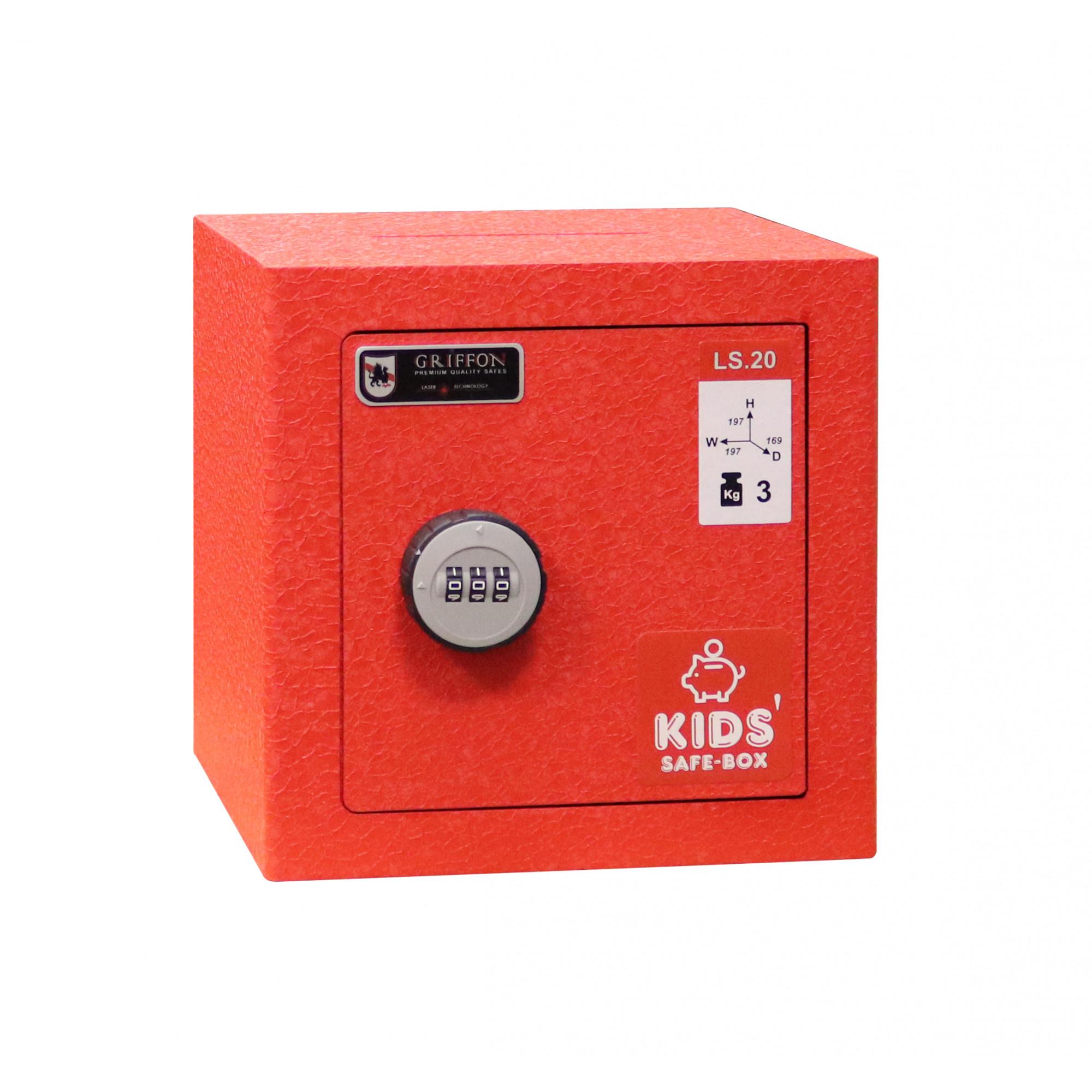 Сейф детский Griffon LS.20.C KIDS Красный (25036765)