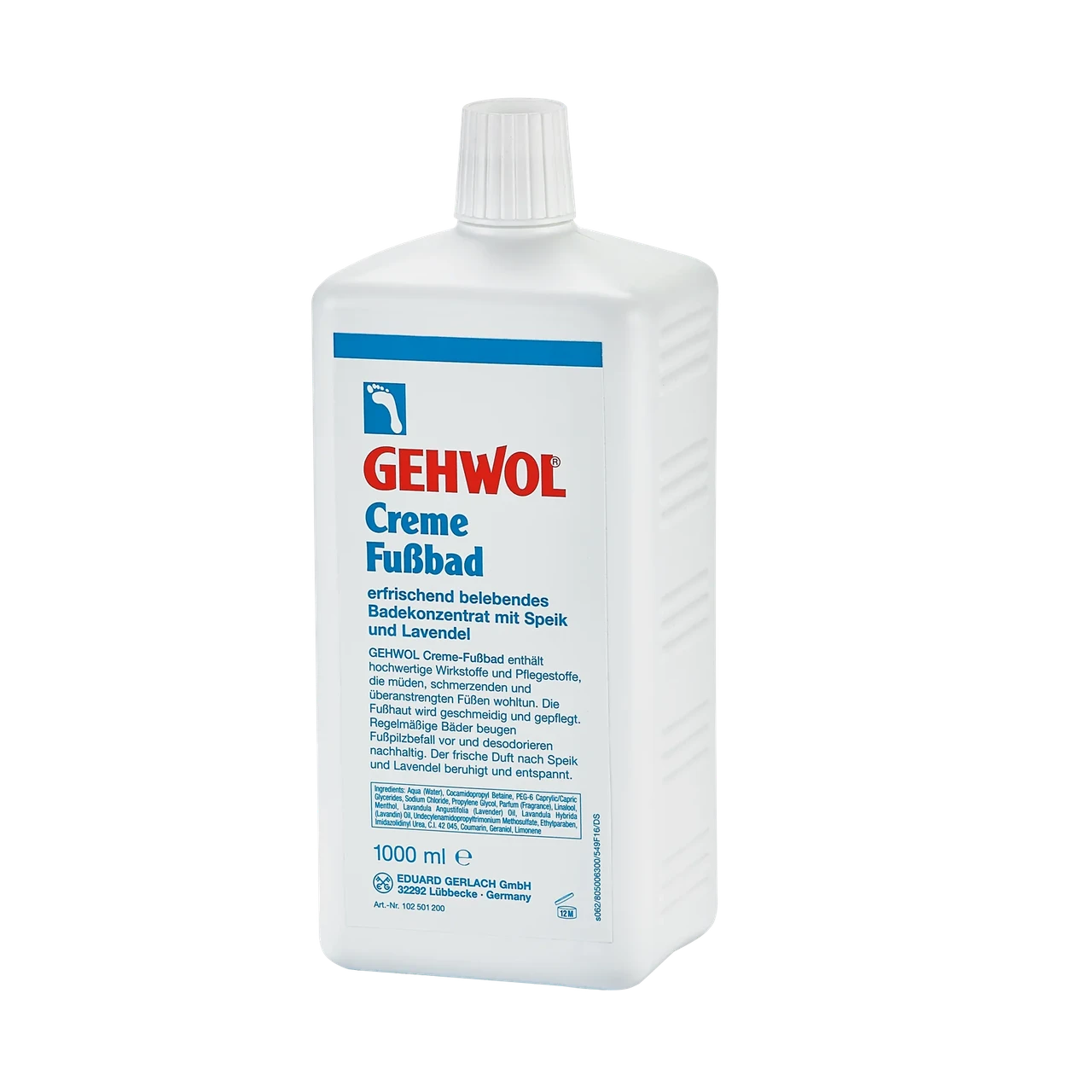 Крем-ванна для ног Gehwol Creme Fussbad Лаванда 1000 мл Крем-ванна для ног Gehwol Creme Fussbad Лаванда 1000 мл