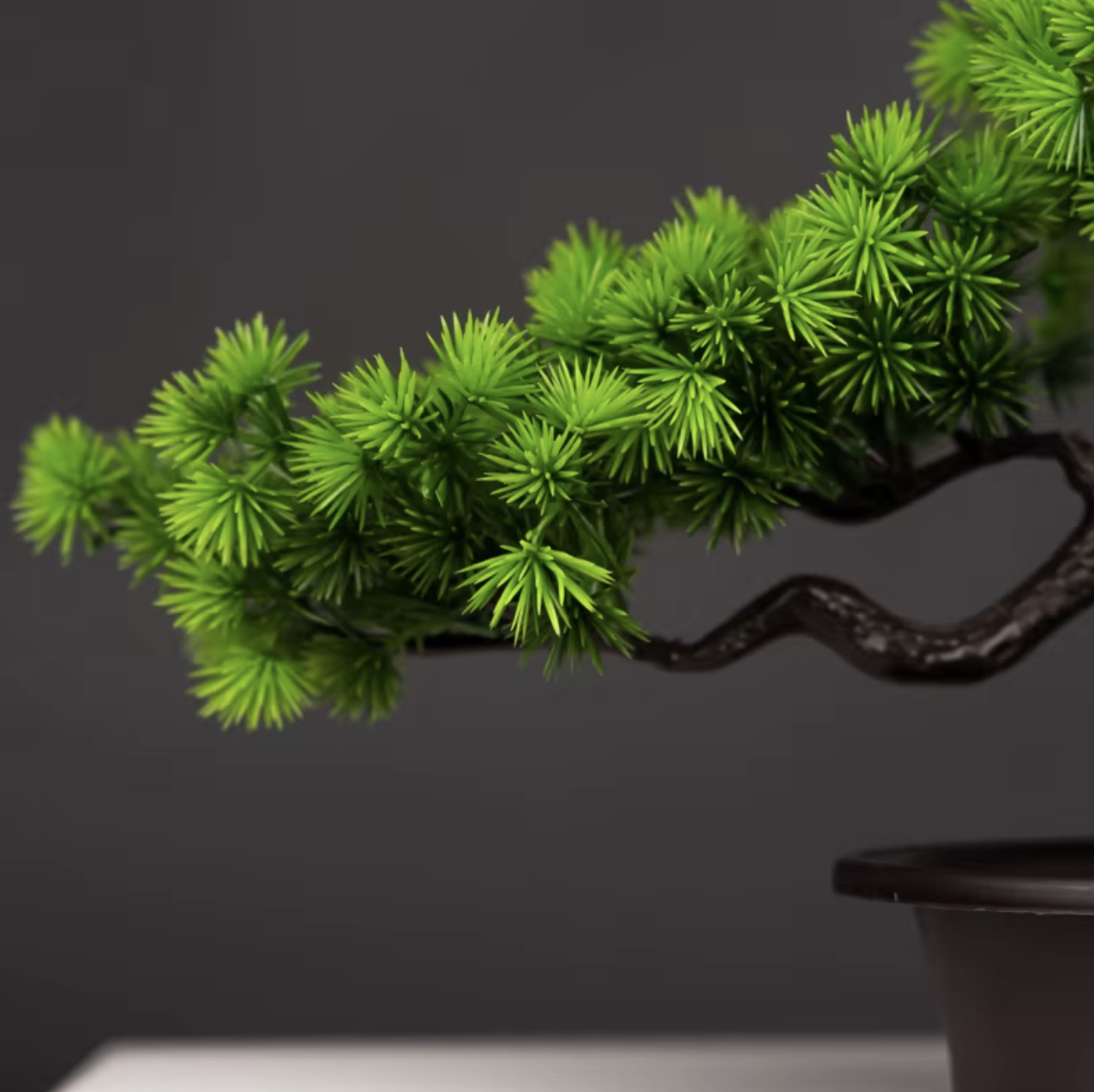 Бонсай Сосновое дерево Искусственная композиция в горшке Pine Bonsai 36x22 см Зеленый (MK001053) - фото 4 Бонсай Сосновое дерево Искусственная композиция в горшке Pine Bonsai 36x22 см Зеленый (MK001053) - фото 4