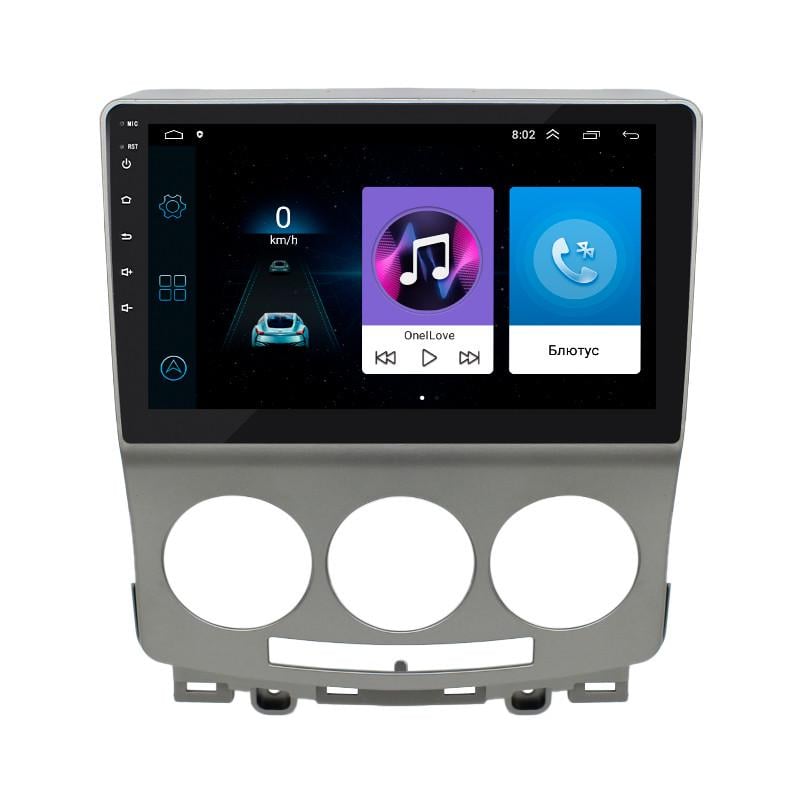 Магнітола штатна Lesko для Mazda 5 I (CR) Restyling 2007-2010 екран 9" 1/16Gb/ Wi-Fi Optima GPS Android