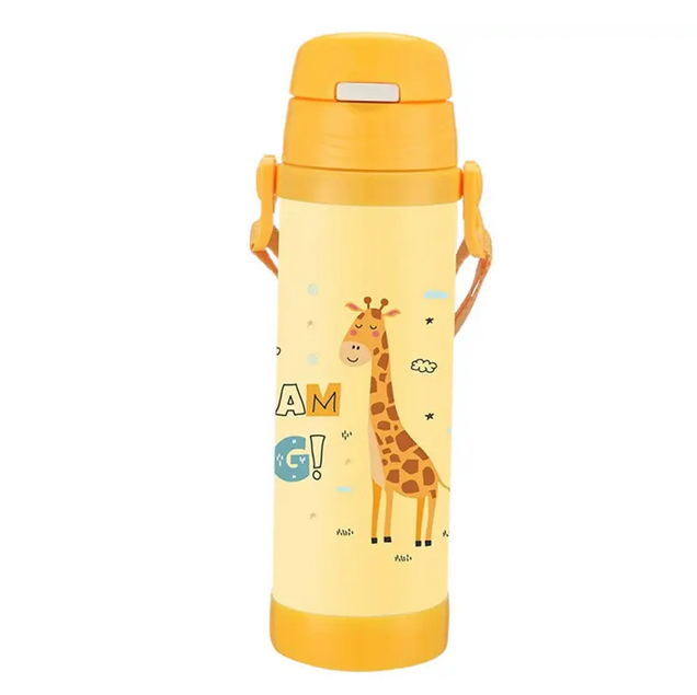 Термос детский Maestro с принтом Жирафика с силиконовой трубочкой 500 мл (MR-1640-50-D) - фото 2 Термос детский Maestro с принтом Жирафика с силиконовой трубочкой 500 мл (MR-1640-50-D) - фото 2